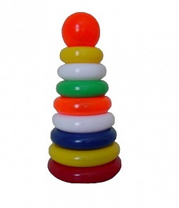 Развивающая игрушка Пирамида, 26 см. (Спектр, У592veg)